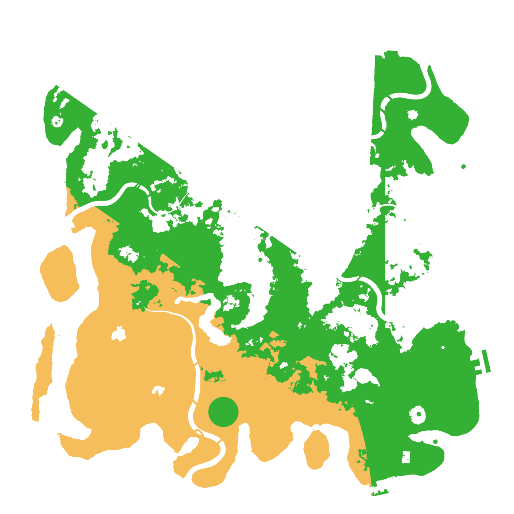 Biome Rust Map: Procedural Map, Size: 4500, Seed: 82307