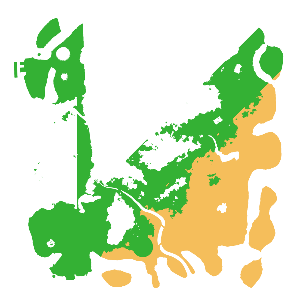 Biome Rust Map: Procedural Map, Size: 4000, Seed: 224537