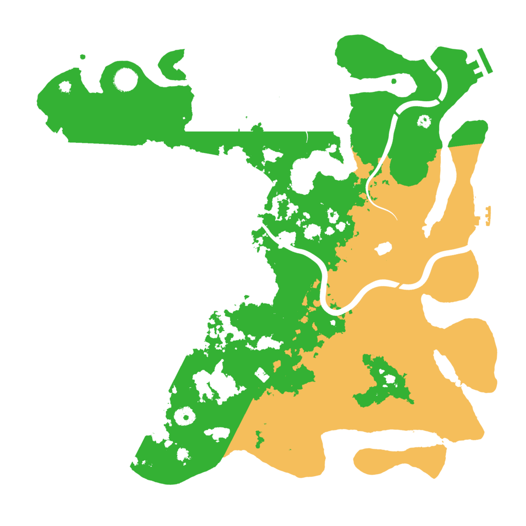 Biome Rust Map: Procedural Map, Size: 4000, Seed: 1459487166