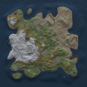 Thumbnail Rust Map: Procedural Map, Size: 3600, Seed: 51, 16 Monuments