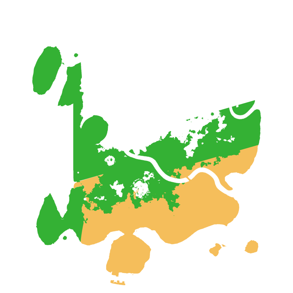 Biome Rust Map: Procedural Map, Size: 3000, Seed: 932582952