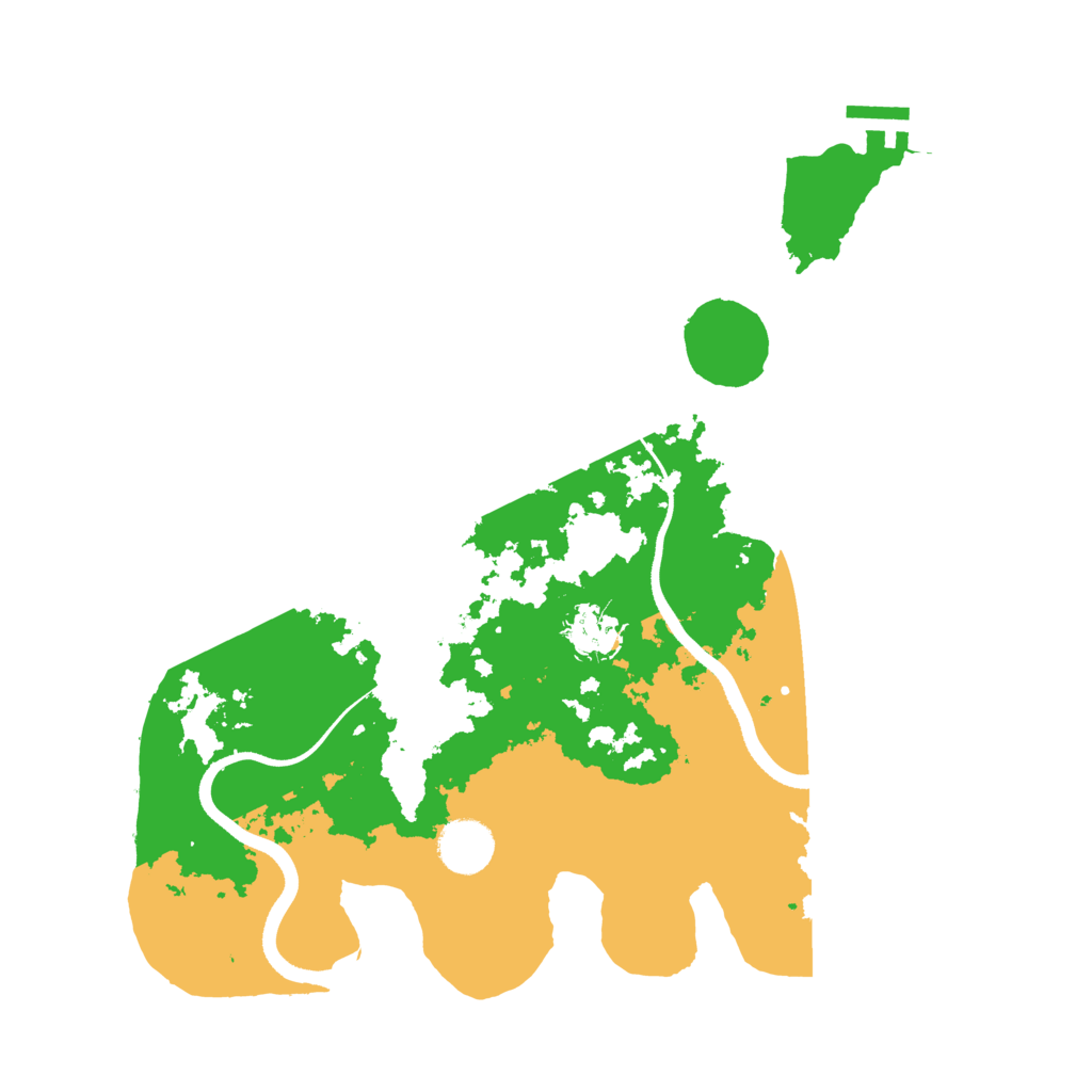 Biome Rust Map: Procedural Map, Size: 3500, Seed: 771