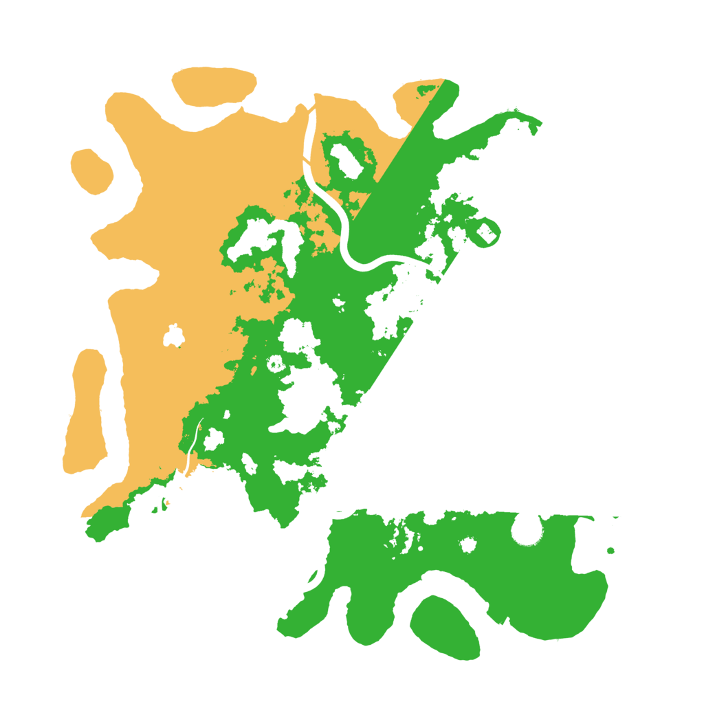 Biome Rust Map: Procedural Map, Size: 4000, Seed: 497999