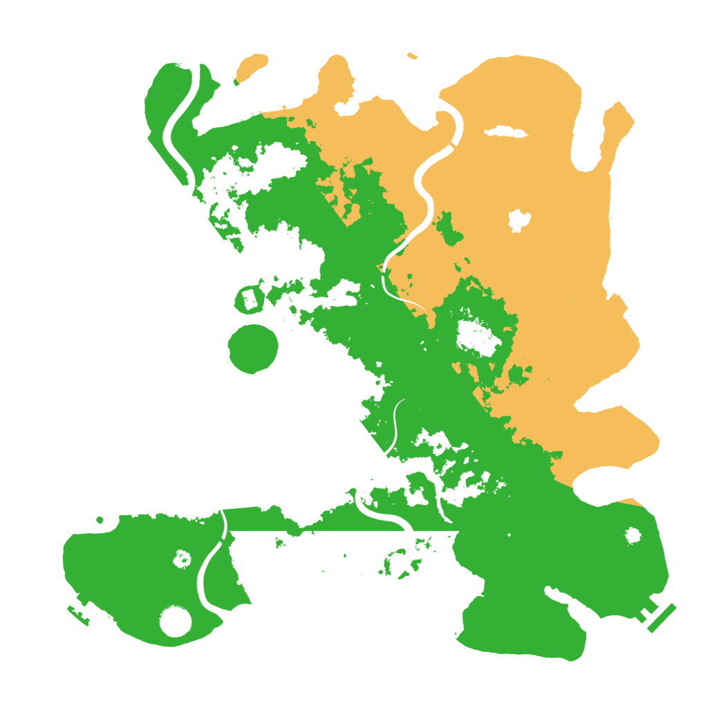 Biome Rust Map: Procedural Map, Size: 4000, Seed: 4341558
