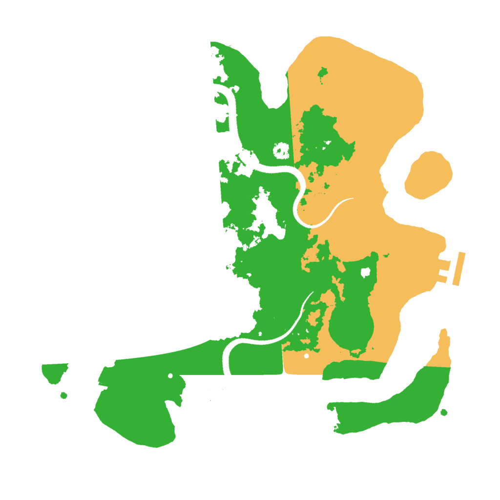 Biome Rust Map: Procedural Map, Size: 3000, Seed: 1312929514
