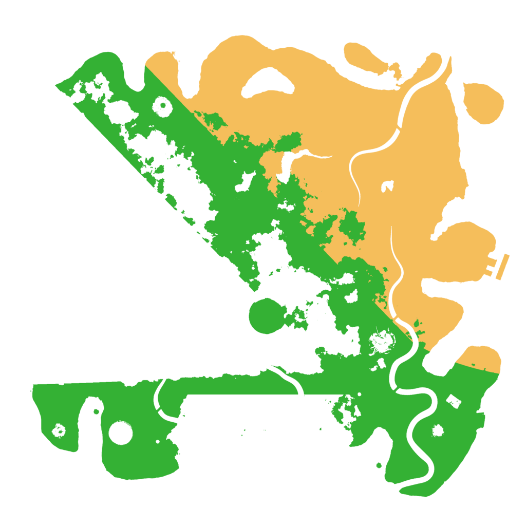 Biome Rust Map: Procedural Map, Size: 4000, Seed: 600972