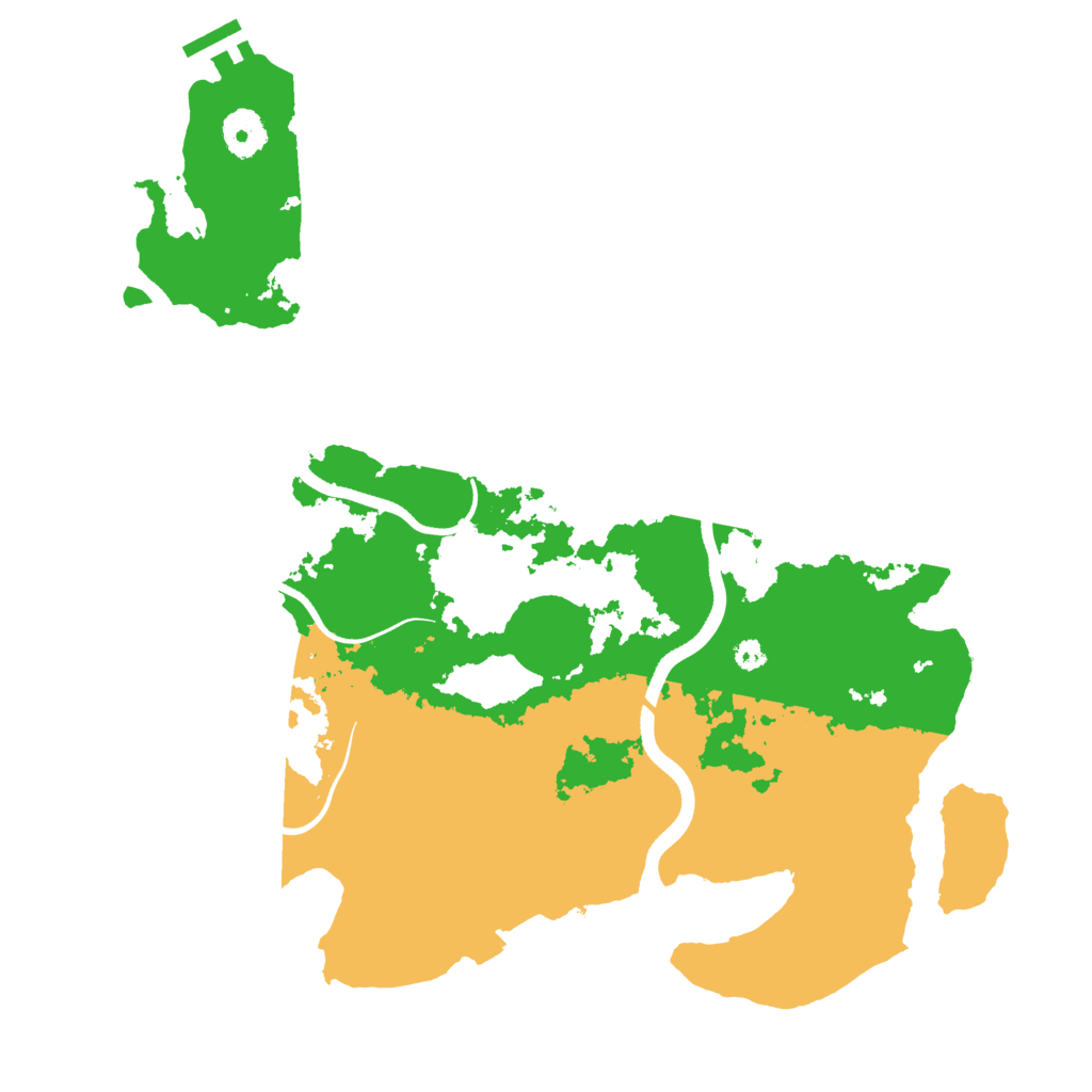 Biome Rust Map: Procedural Map, Size: 3600, Seed: 216014266