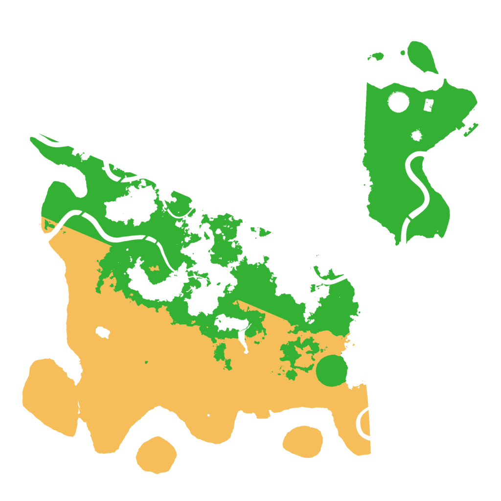 Biome Rust Map: Procedural Map, Size: 4250, Seed: 279606