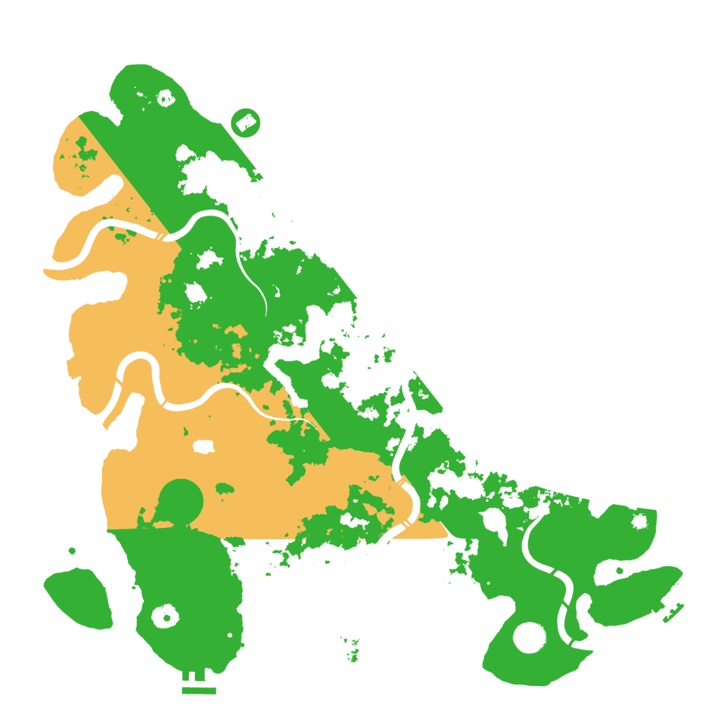 Biome Rust Map: Procedural Map, Size: 4250, Seed: 100757