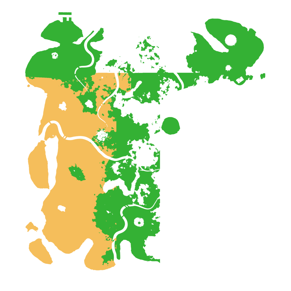 Biome Rust Map: Procedural Map, Size: 4500, Seed: 131300378