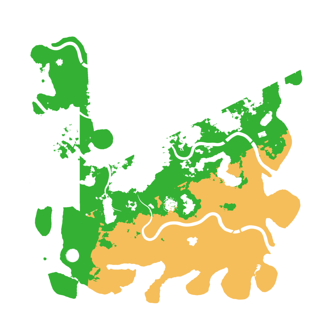 Biome Rust Map: Procedural Map, Size: 4250, Seed: 24905
