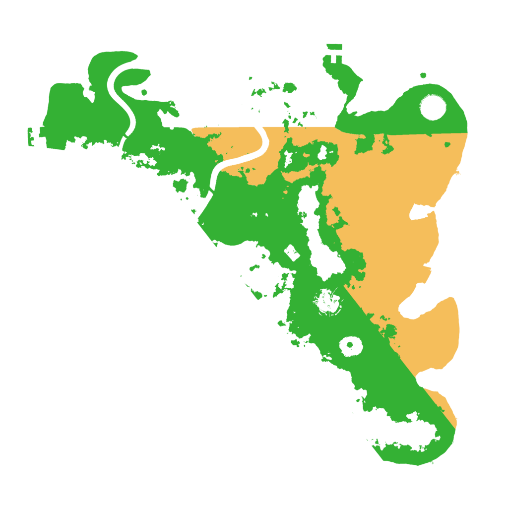 Biome Rust Map: Procedural Map, Size: 3500, Seed: 778