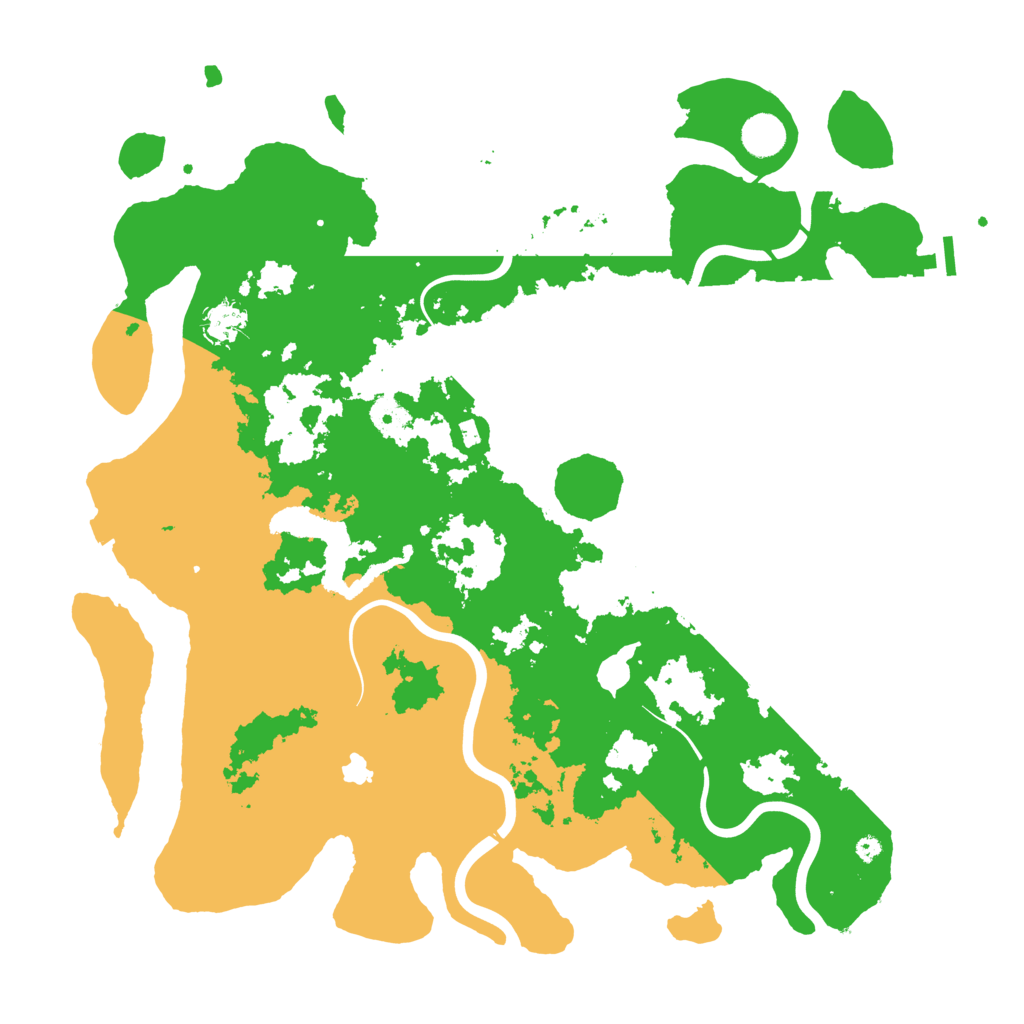 Biome Rust Map: Procedural Map, Size: 4250, Seed: 540661