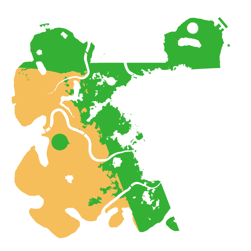 Biome Rust Map: Procedural Map, Size: 4000, Seed: 1550