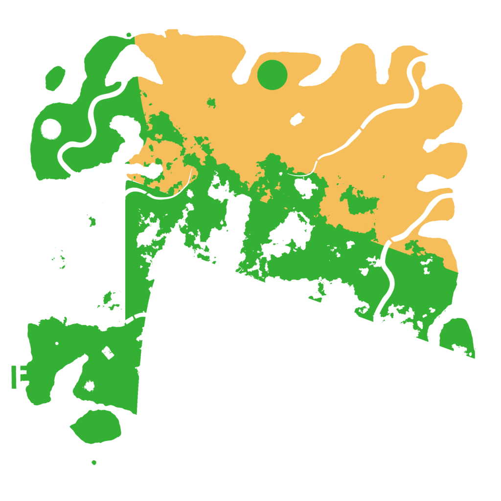 Biome Rust Map: Procedural Map, Size: 4400, Seed: 754