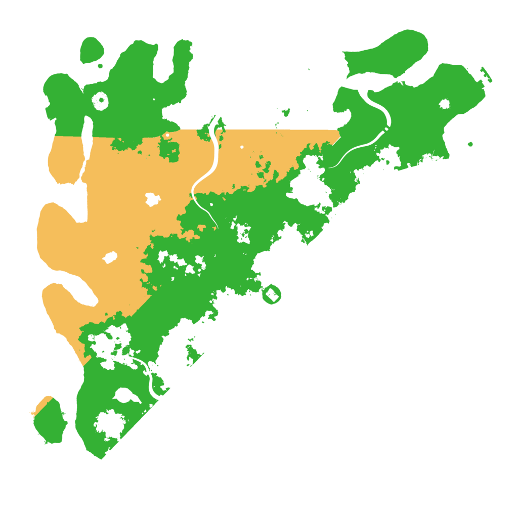 Biome Rust Map: Procedural Map, Size: 4500, Seed: 84051821
