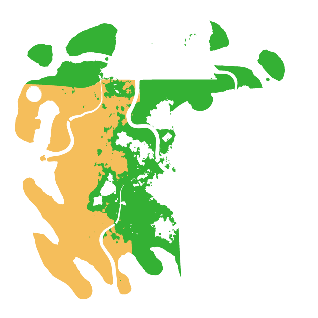 Biome Rust Map: Procedural Map, Size: 3650, Seed: 7829423