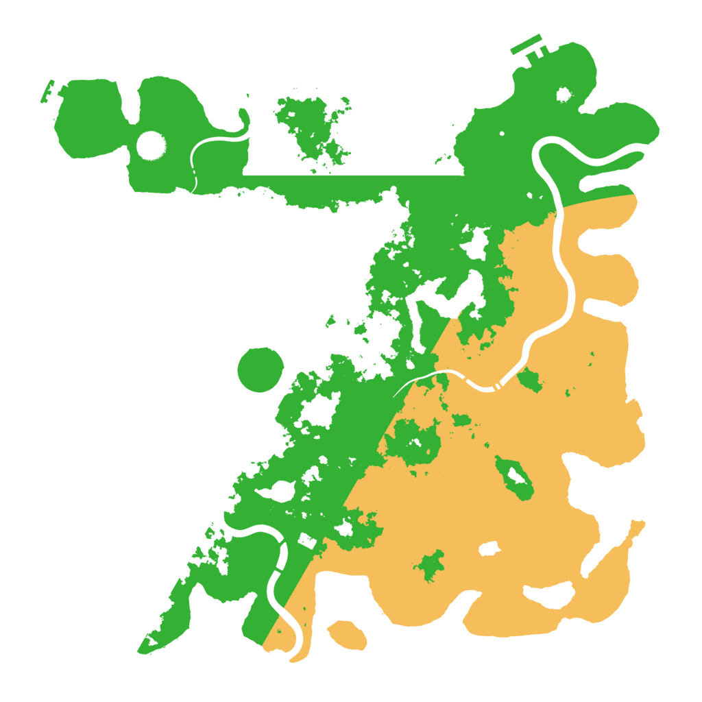 Biome Rust Map: Procedural Map, Size: 4250, Seed: 601858