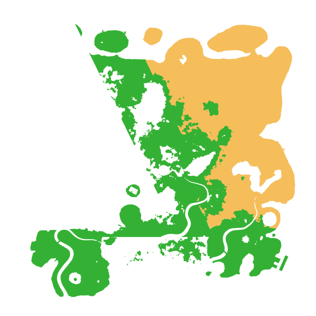 Biome Rust Map: Procedural Map, Size: 4000, Seed: 6544645