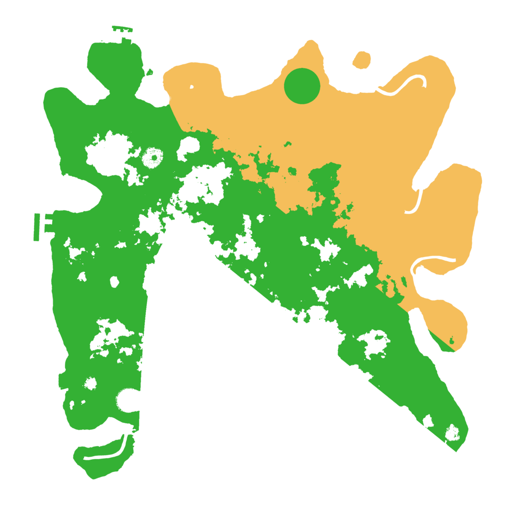 Biome Rust Map: Procedural Map, Size: 3800, Seed: 585497871