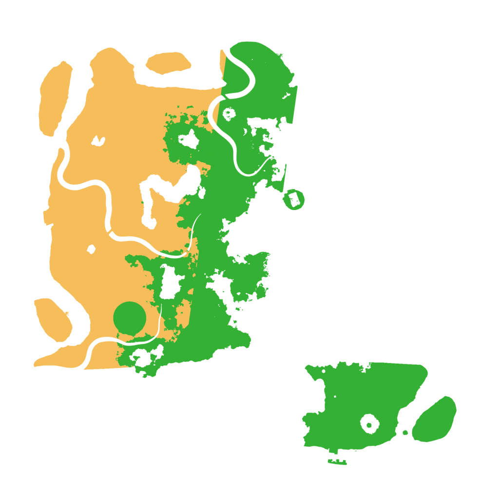 Biome Rust Map: Procedural Map, Size: 4000, Seed: 2127453