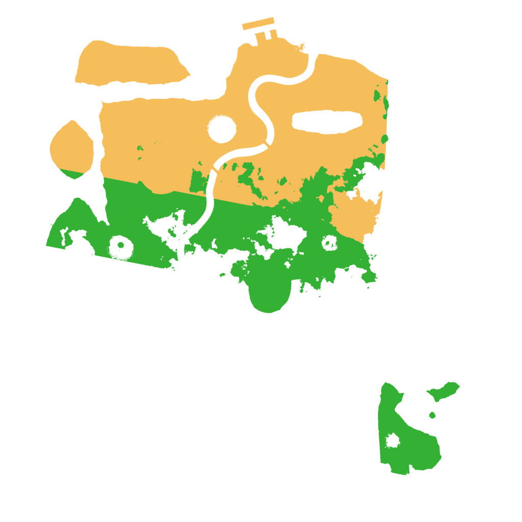 Biome Rust Map: Procedural Map, Size: 3300, Seed: 76547