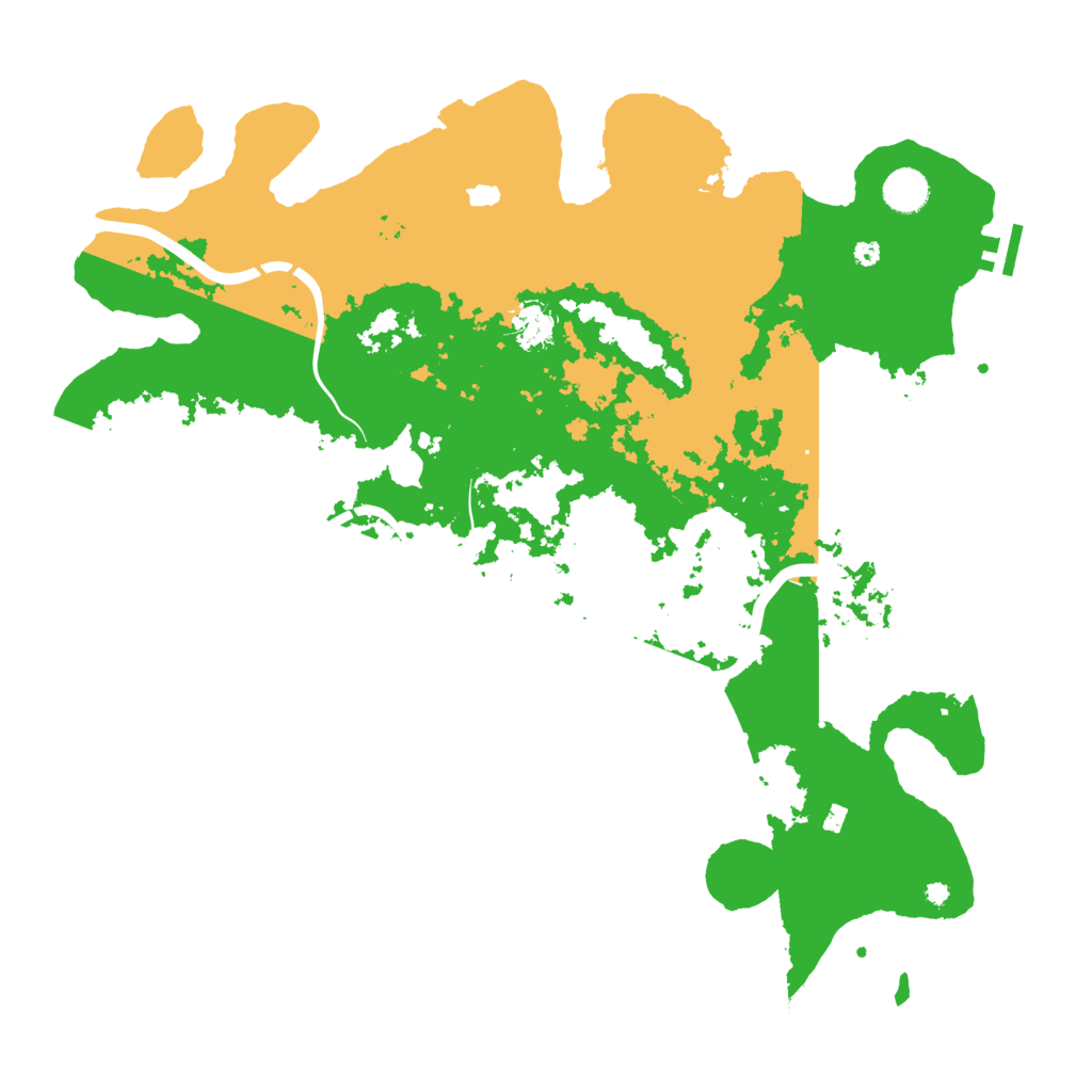 Biome Rust Map: Procedural Map, Size: 4250, Seed: 574509