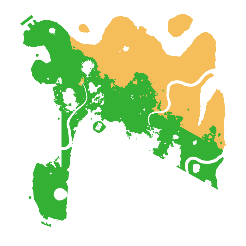 Biome Rust Map: Procedural Map, Size: 3500, Seed: 2076869371