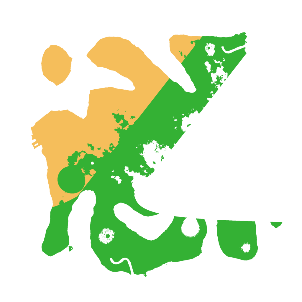 Biome Rust Map: Procedural Map, Size: 3000, Seed: 1163788905