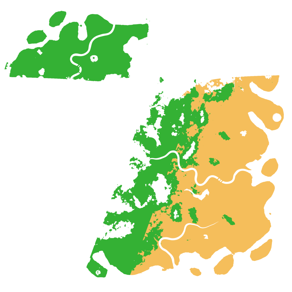 Biome Rust Map: Procedural Map, Size: 6000, Seed: 5854585