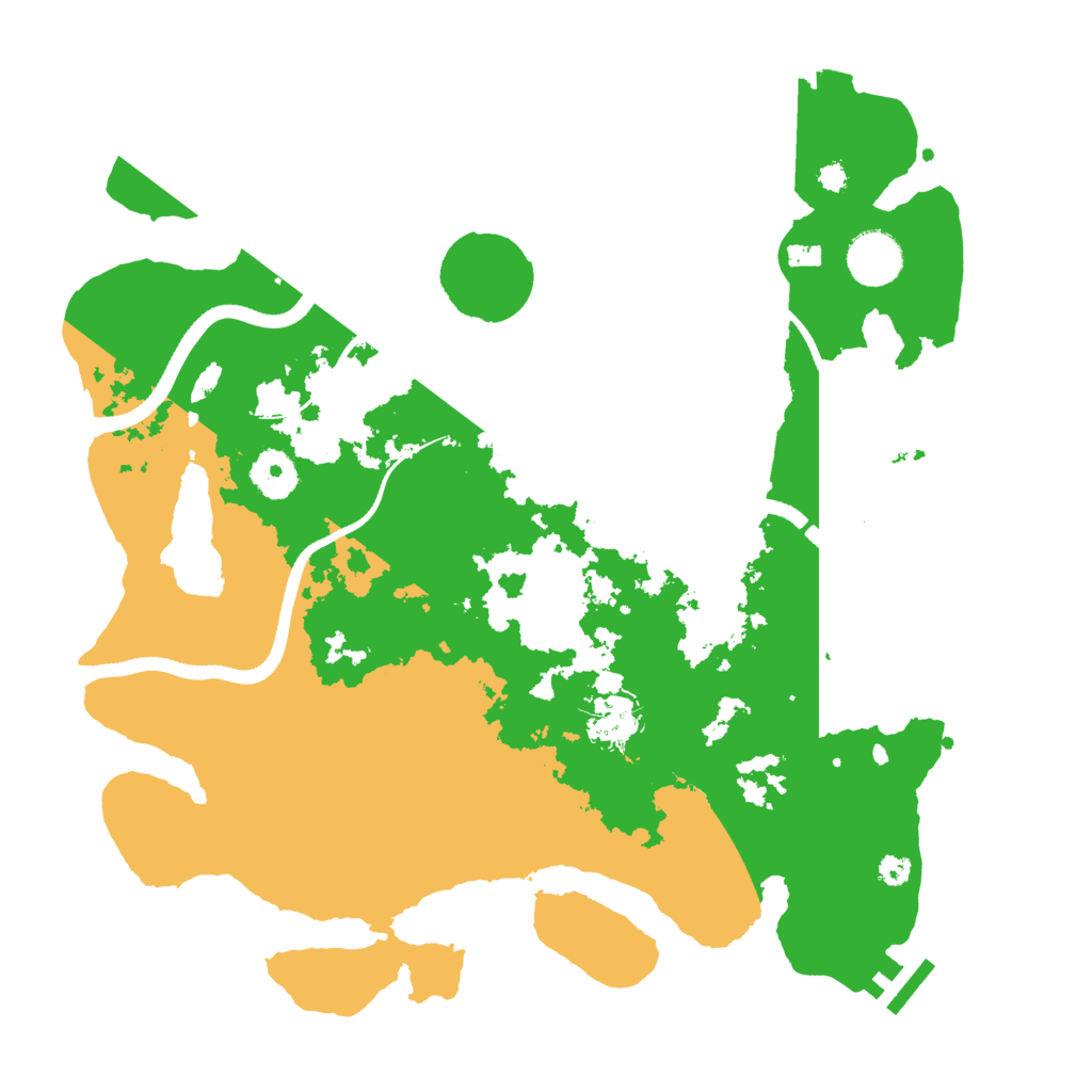 Biome Rust Map: Procedural Map, Size: 3500, Seed: 2130598634