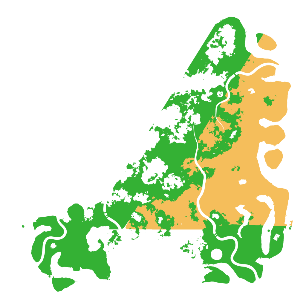 Biome Rust Map: Procedural Map, Size: 5000, Seed: 42389