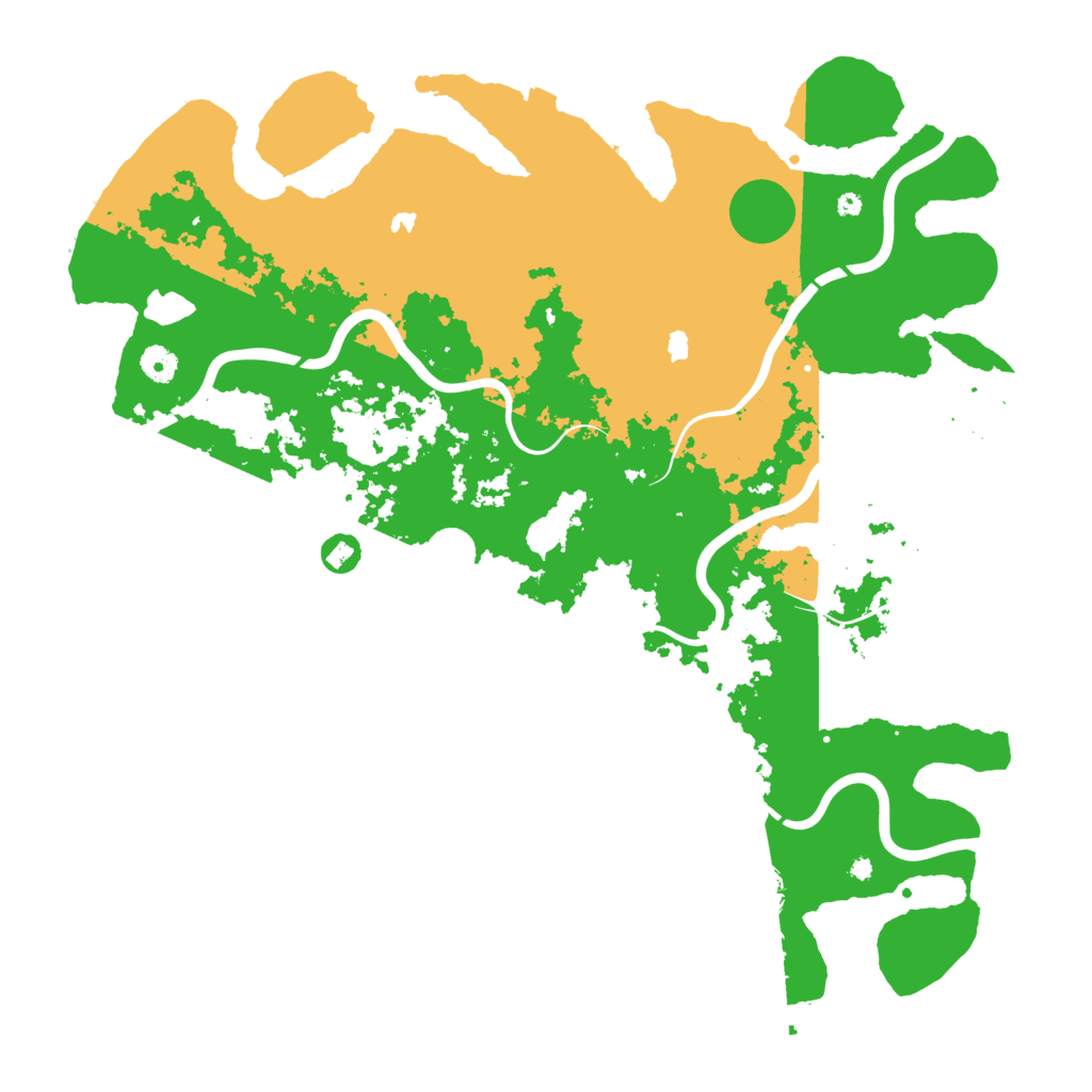 Biome Rust Map: Procedural Map, Size: 4500, Seed: 244857
