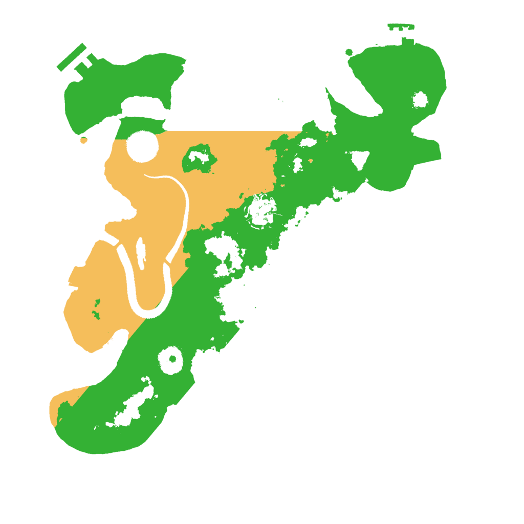 Biome Rust Map: Procedural Map, Size: 3000, Seed: 4686