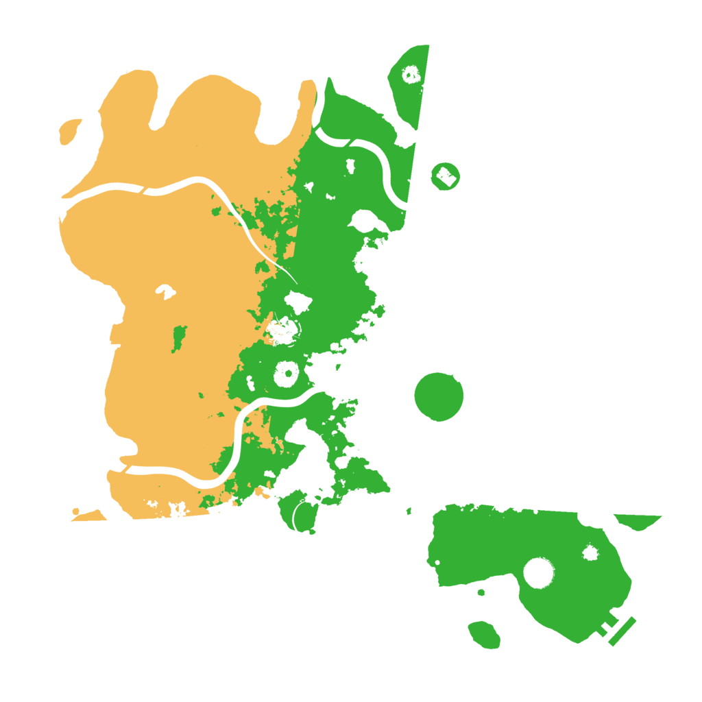 Biome Rust Map: Procedural Map, Size: 4050, Seed: 1168374612