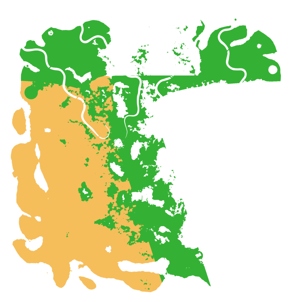 Biome Rust Map: Procedural Map, Size: 6000, Seed: 1040833141