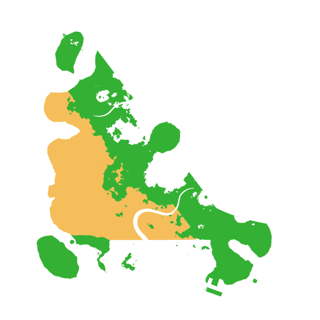 Biome Rust Map: Procedural Map, Size: 3000, Seed: 1609957526