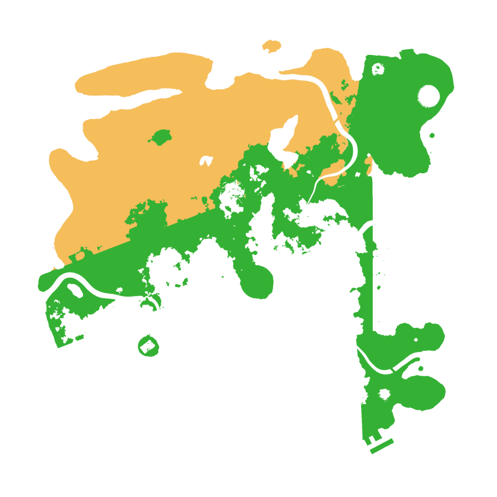 Biome Rust Map: Procedural Map, Size: 4000, Seed: 995357