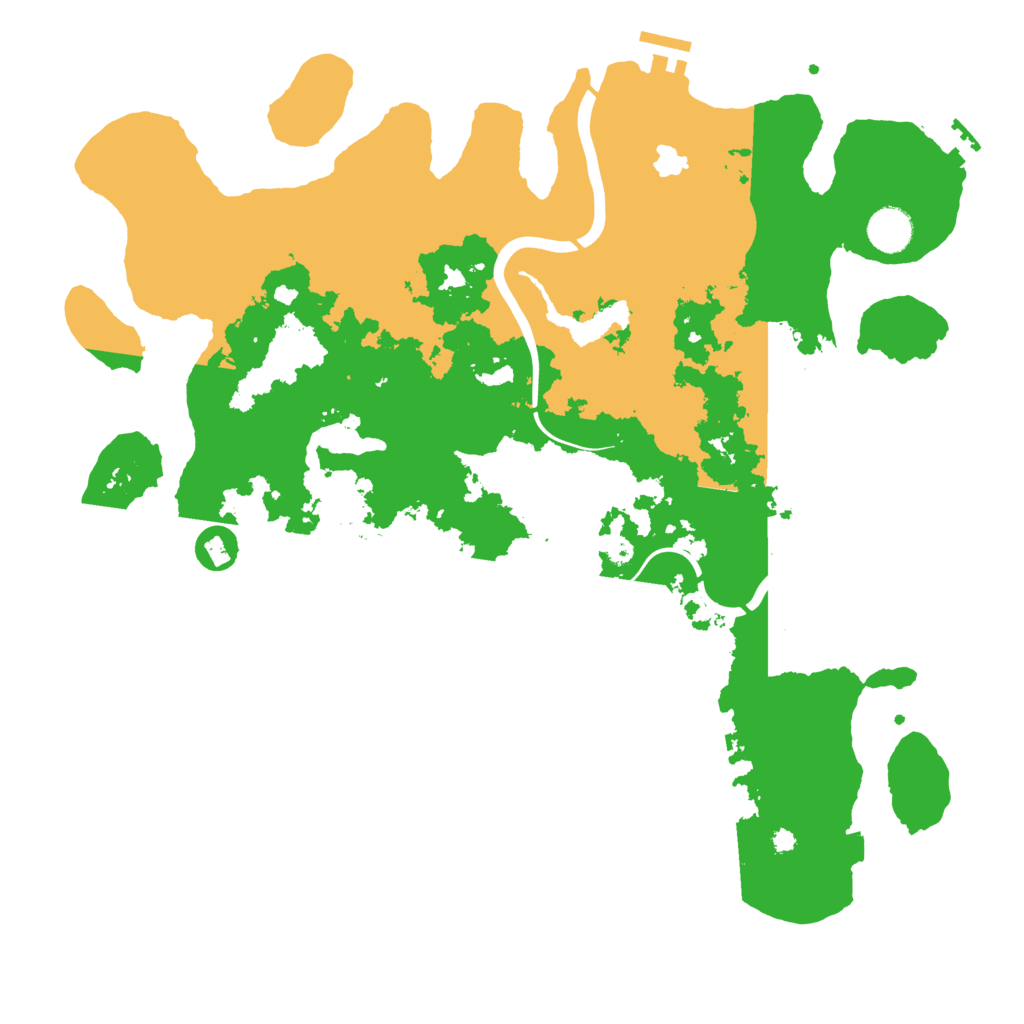 Biome Rust Map: Procedural Map, Size: 4000, Seed: 214086