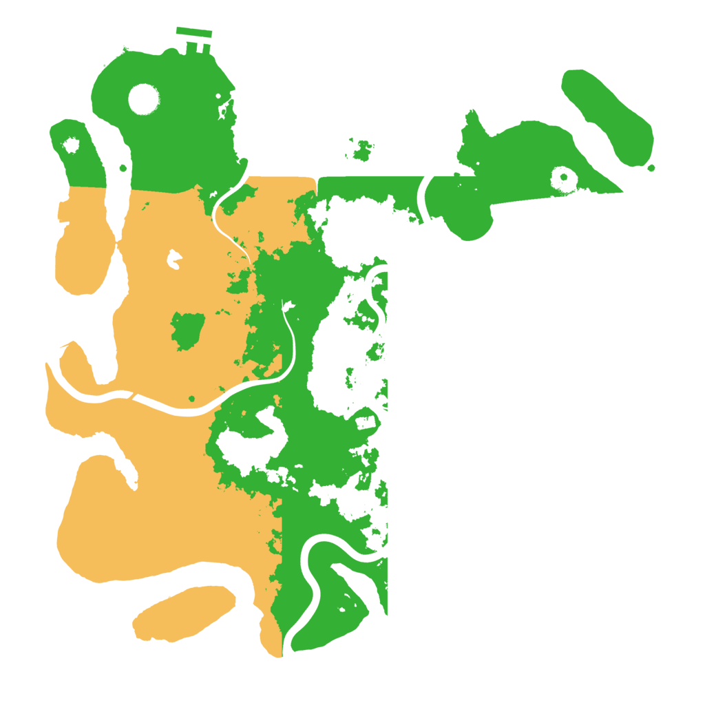 Biome Rust Map: Procedural Map, Size: 4000, Seed: 357482
