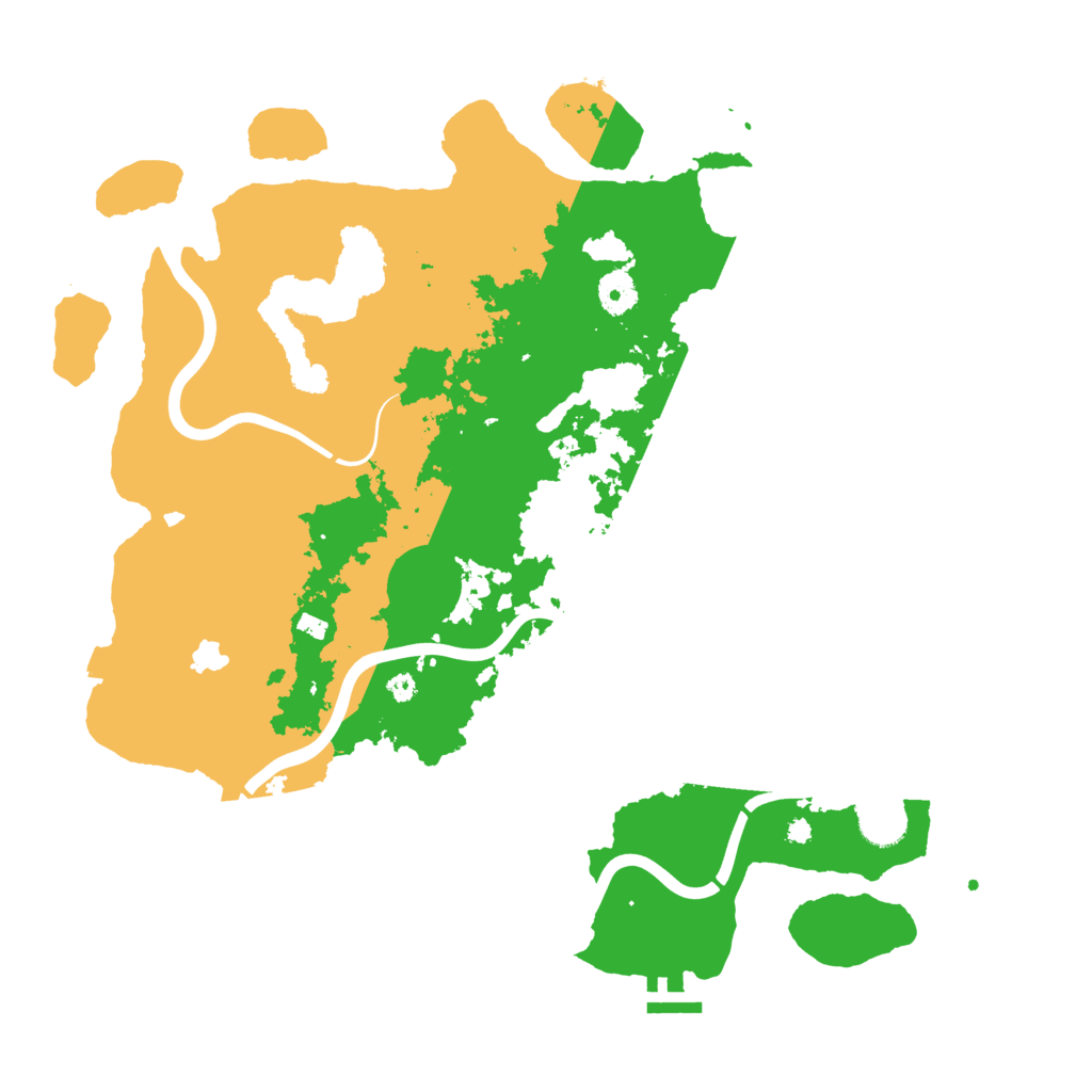 Biome Rust Map: Procedural Map, Size: 4000, Seed: 497080