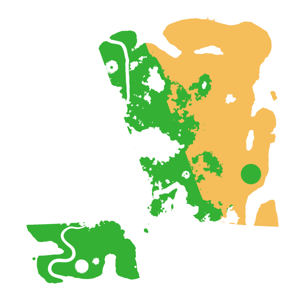 Biome Rust Map: Procedural Map, Size: 4000, Seed: 251107