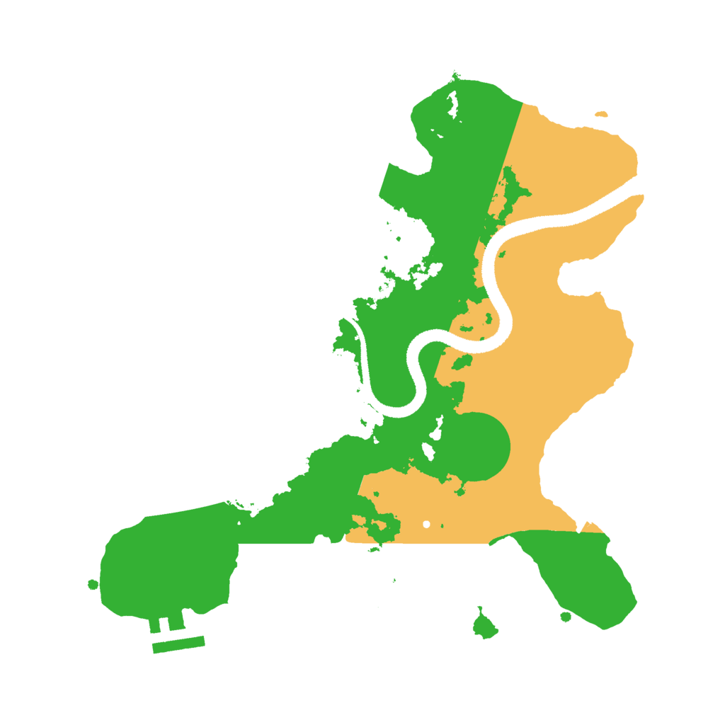 Biome Rust Map: Procedural Map, Size: 2800, Seed: 120201993