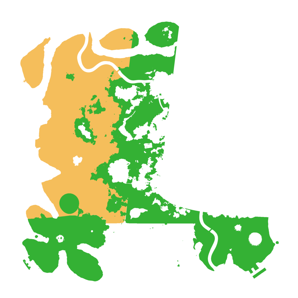 Biome Rust Map: Procedural Map, Size: 4000, Seed: 535965