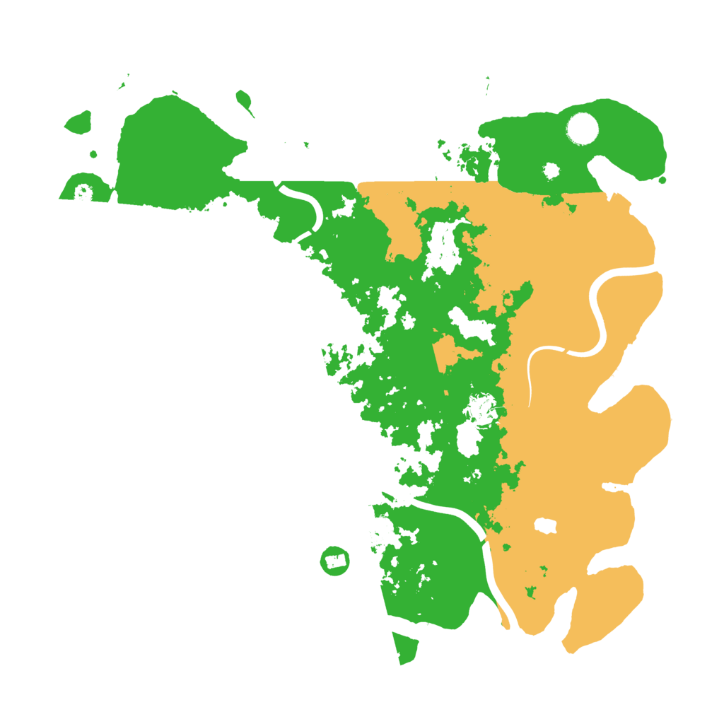 Biome Rust Map: Procedural Map, Size: 4000, Seed: 506253
