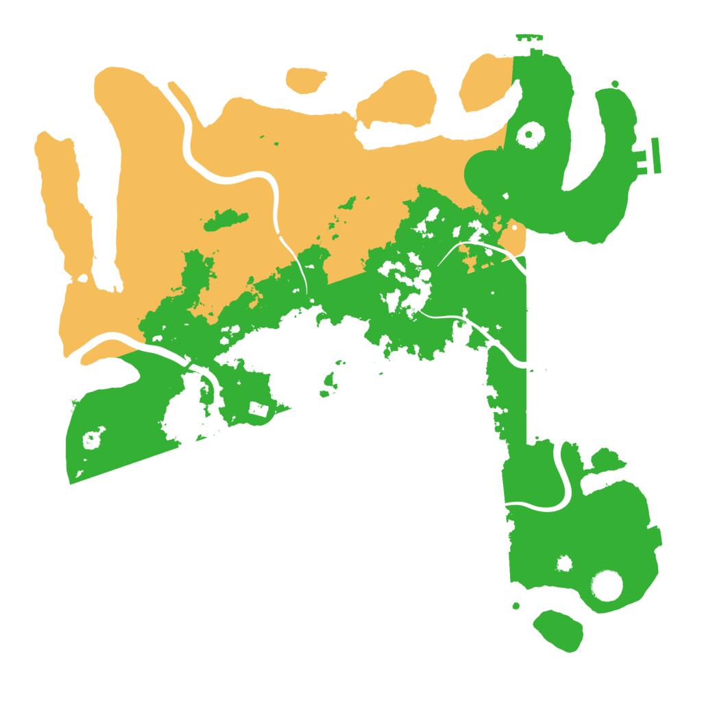 Biome Rust Map: Procedural Map, Size: 3967, Seed: 2000000