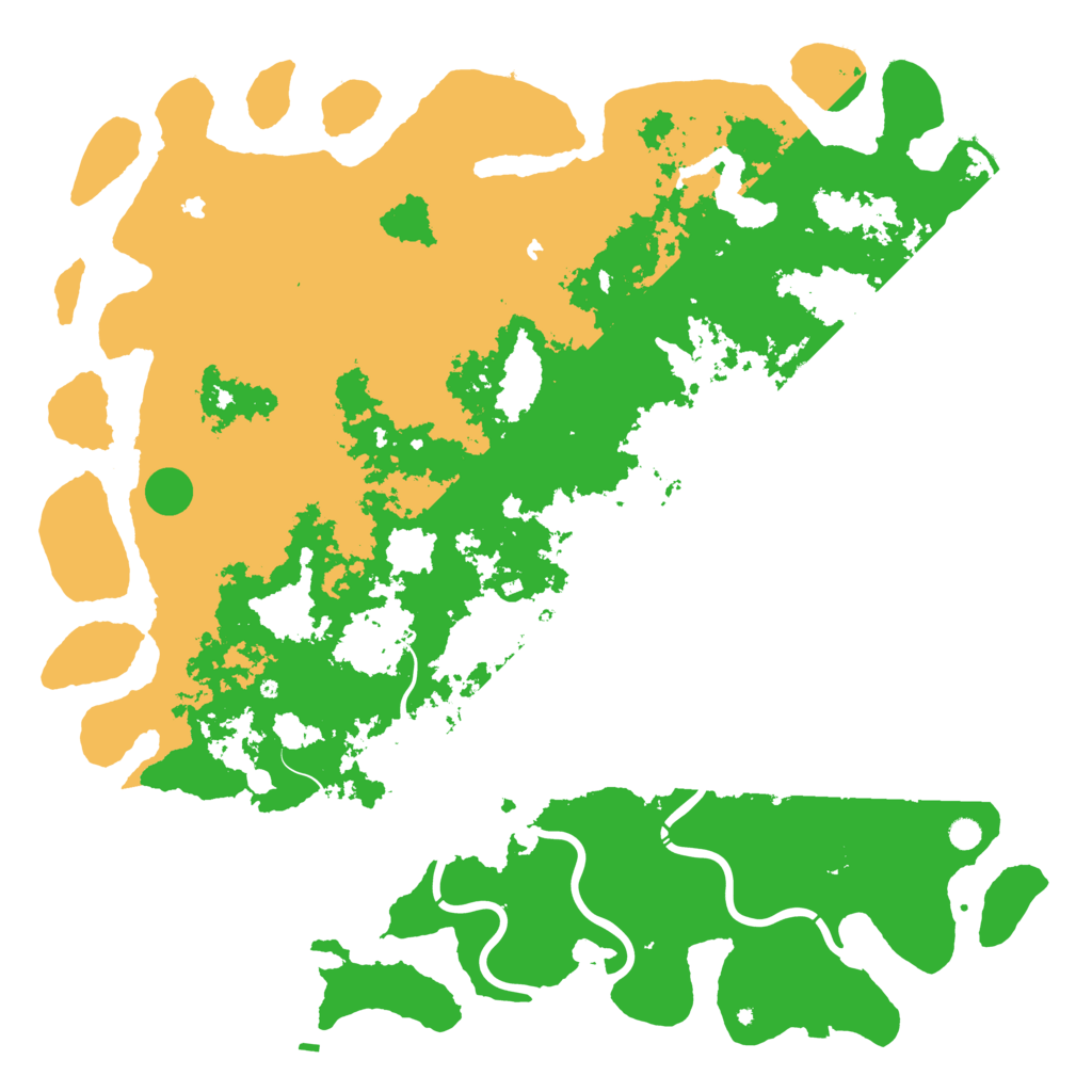 Biome Rust Map: Procedural Map, Size: 6000, Seed: 82982
