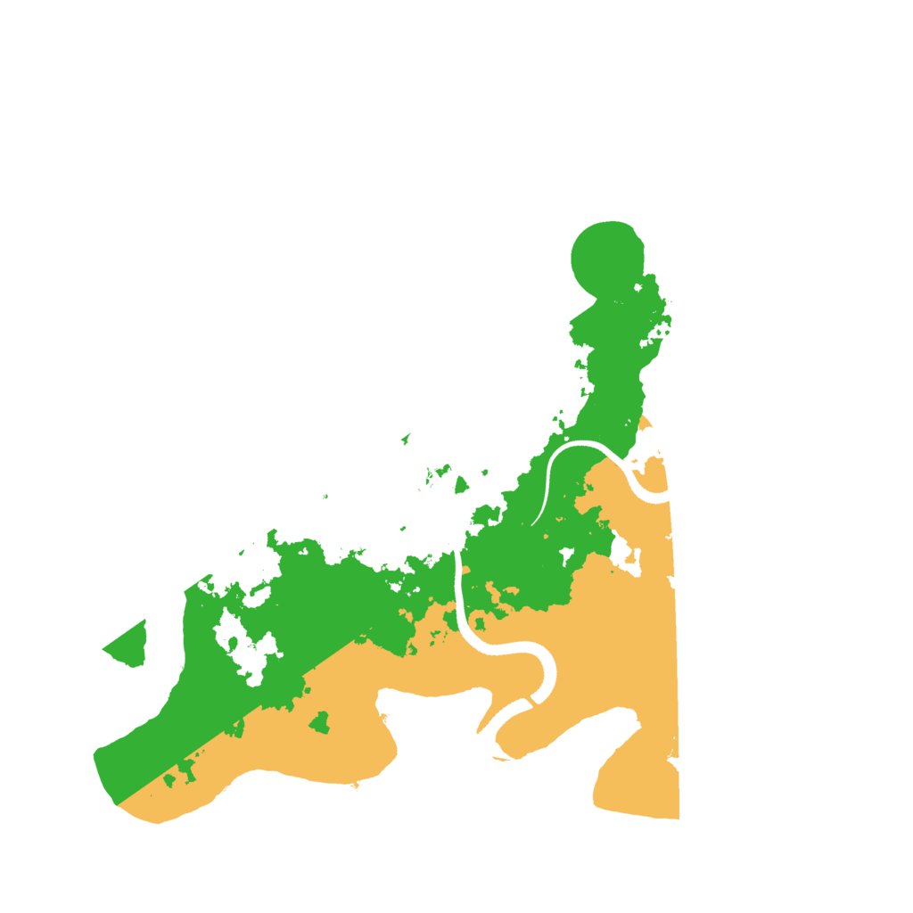 Biome Rust Map: Procedural Map, Size: 3300, Seed: 1813175694