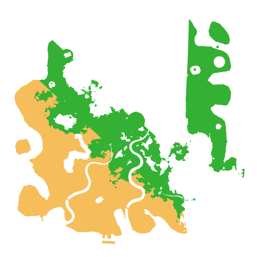 Biome Rust Map: Procedural Map, Size: 4000, Seed: 1068039006