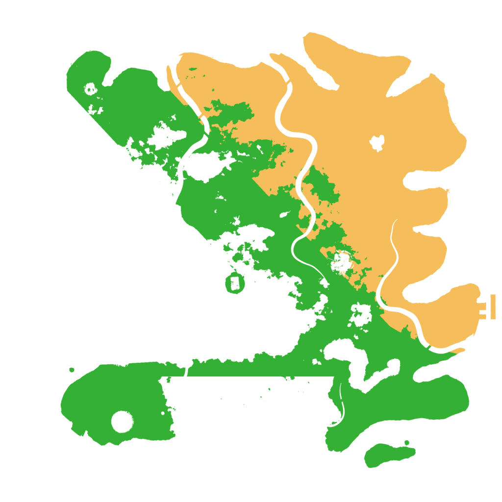 Biome Rust Map: Procedural Map, Size: 4100, Seed: 889170721